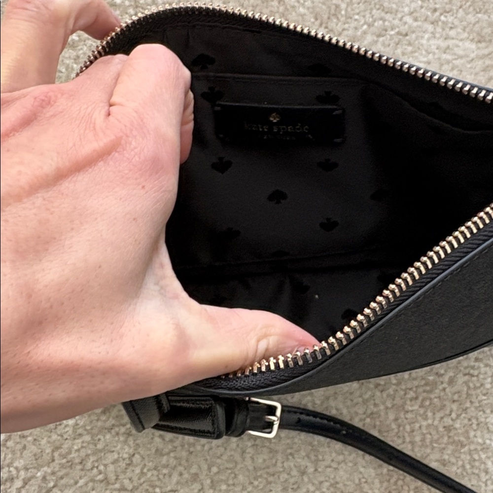 Kate Spade Elegant Black sparkle Crossbody Bag - Picture 5 of 7